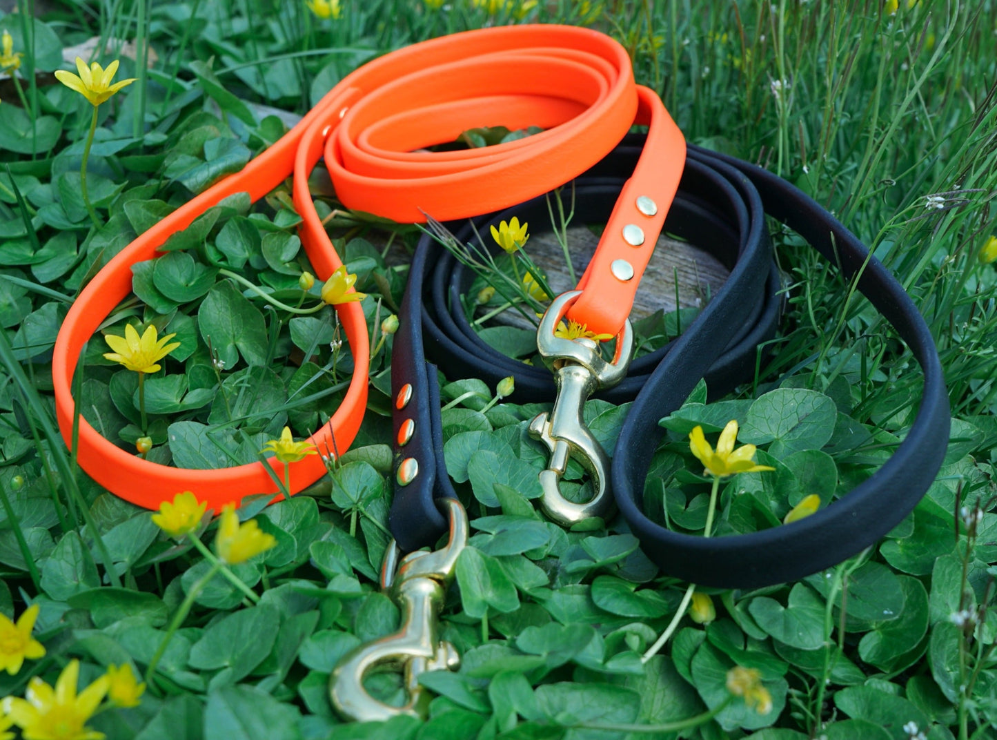 BioThane Dog leash, biothane leash, Heavy Duty BioThane (USA) Classic Leash with Handle, available in Custom Lengths, Solid Brass Hardware. Weather proof, water proof, long lasting, durable, heavy duty, leather alternative, fade proof. Dog leash, dog lead, gift, for him, for her, birthday, BQ Leashes