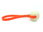 biothane ball tug, biothane ball, tug toy, ball tug toy,Chuckit, glow ball, rubber, reward, ball, toy, tug, handle, dog, BioThane USA, heavy duty, water proof, stink proof, long lasting, durable, leather alternative, easy to clean, fade proof. BQ Leashes, ball tug, heavy duty, chew king ball, chuckit ball, dog reward, dog toy, biothane, obedience reward, dog training